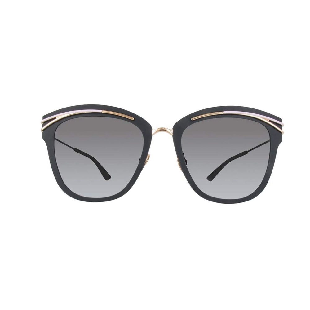 So Dior square Cat Eye black 53mm sunglasses NEW - Picture 3 of 16